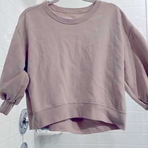 3/4 length sweatshirt!